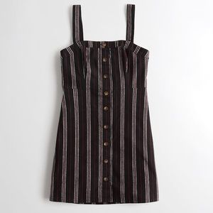 button striped dress!! NWT